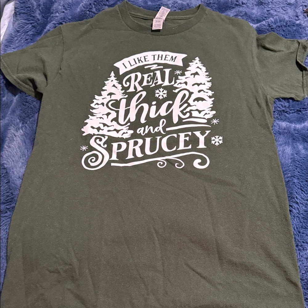Gildan Forest Green Graphic Short Sleeve Tee